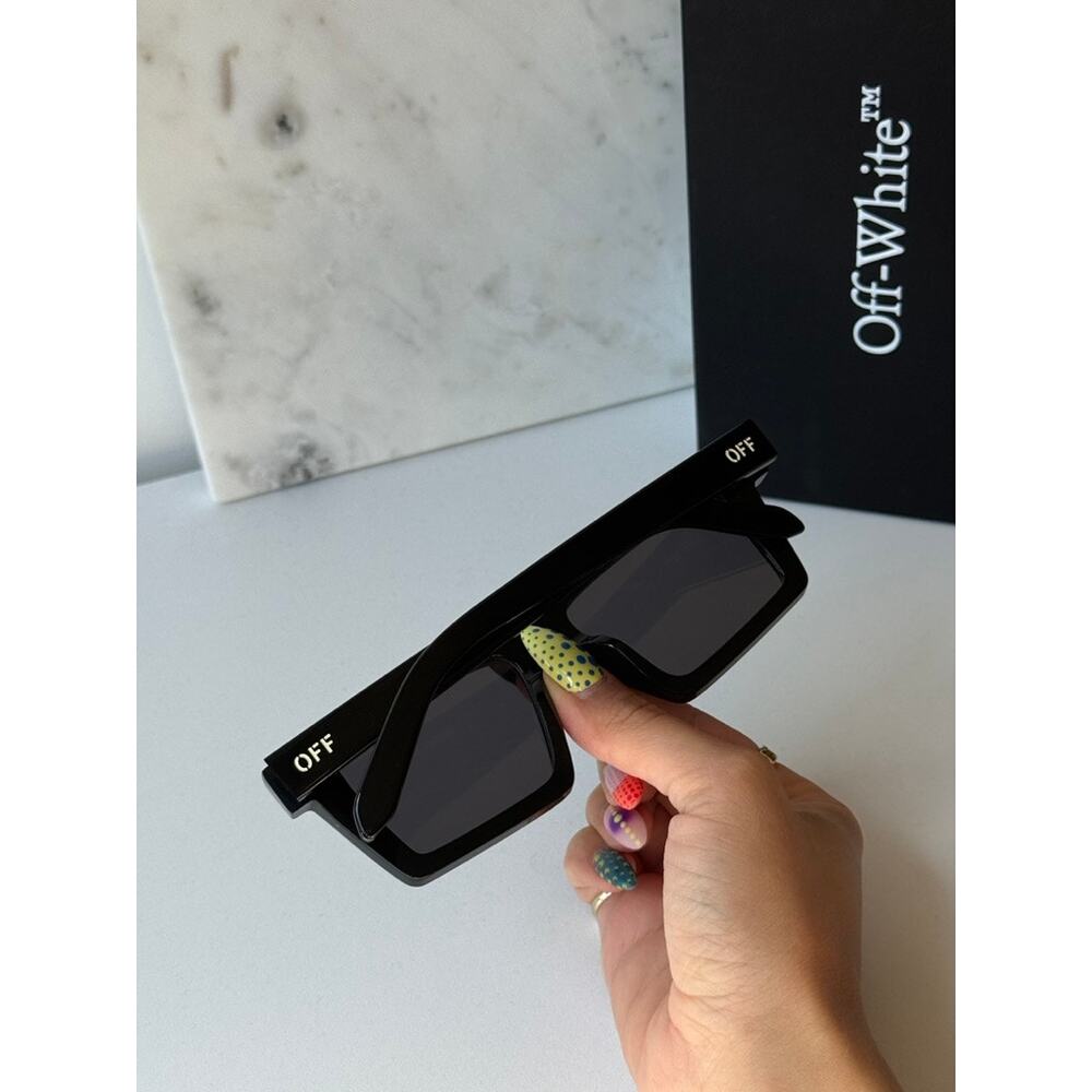 NEW Off White Windsor Black Square Unisex Sunglasses - Picture 6 of 6